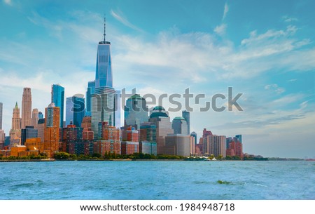 Similar – Image, Stock Photo the city in the river (3).