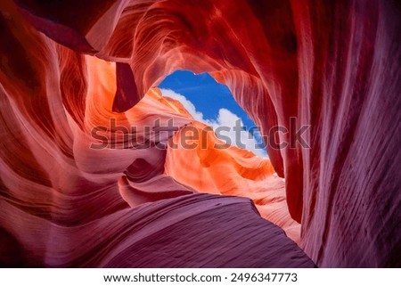 Similar – Foto Bild Antelope Canyon Lichtspiel