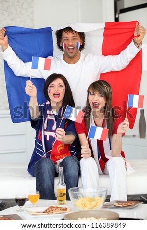 French football fans