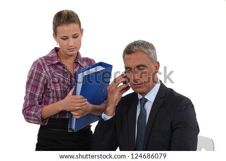 Lawyer and assistant