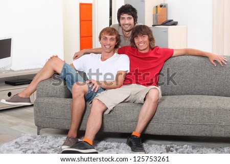 Guys on the sofa