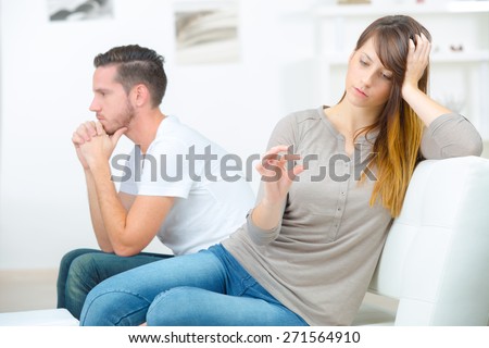 Disputing couple