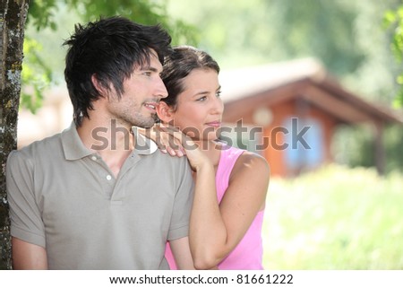 Couple in holiday home