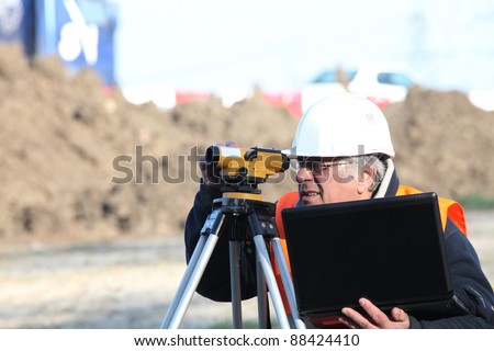 Construction site surveyor