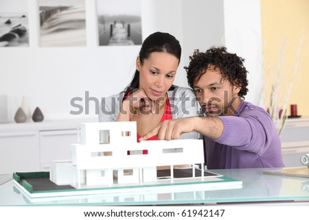 Real estate project Photo stock © 