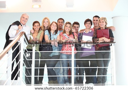 Teachers and pupils Photo stock © 