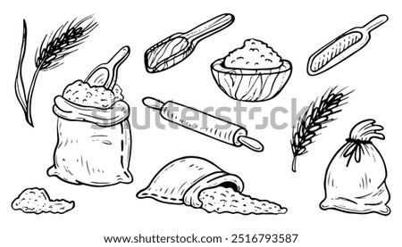 Similar – Image, Stock Photo barley Food Grain Dough
