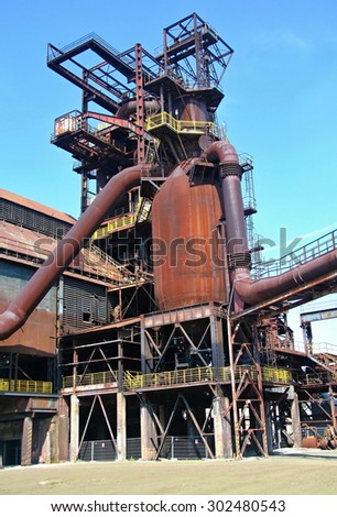 Blast furnace Ostrava - Vitkovice, Czech republic, Europe