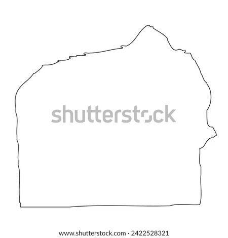 Adams County, Pennsylvania. Outline of the map