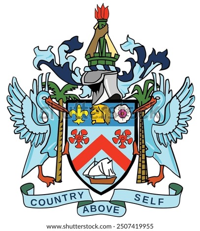 Coat of arms of Saint Kitts and Nevis