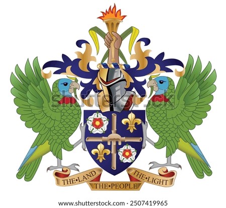 Coat of arms of Saint Lucia