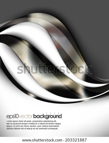 eps10 vector futuristic abstract wave background
