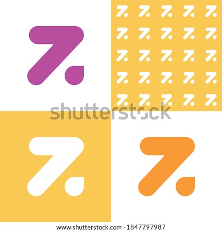 Z. Logo. Bright vector sign.