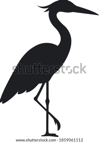 Heron logo on a white background	