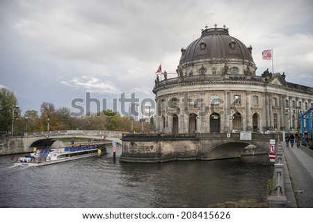 BERLIN, GERMANY - NOV 5: The Bode Museum on the Museum Island (