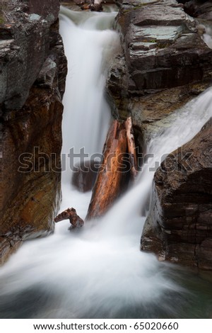 Waterfalls in Glacier National Park