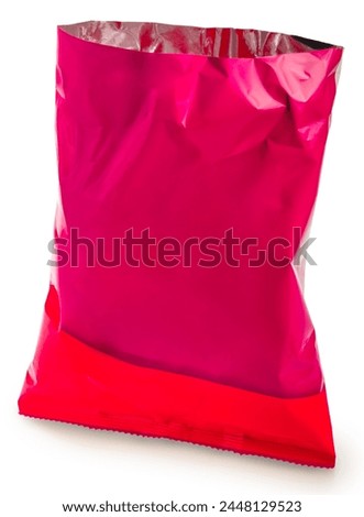 Similar – Image, Stock Photo open empty plastic pink bag