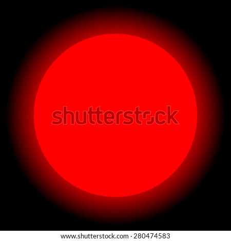 Red sun on black background; star; moon; solar; eclipse; twilight; astro; meteo; planet