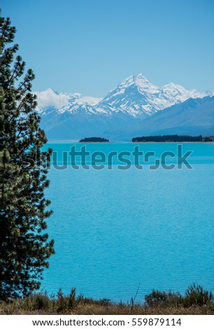 Lake In New Zealand Foto stock © 