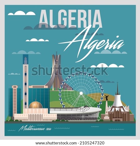 sights of the capital of Algeria