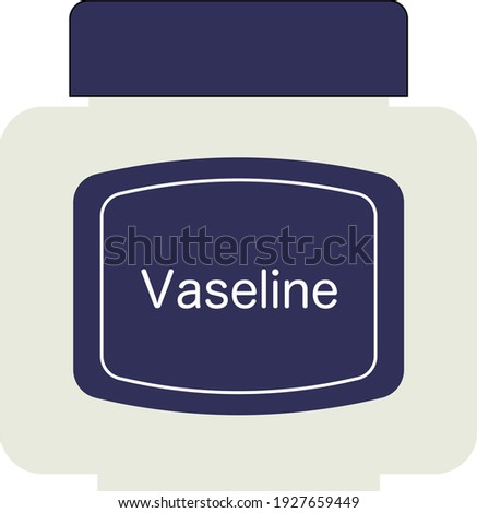 vaseline in an ordinary case for dry skin