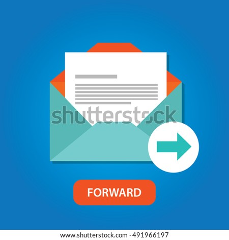 email automatic auto forward response icon button