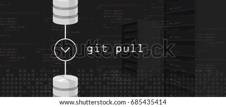 git pull request programming coding server and database