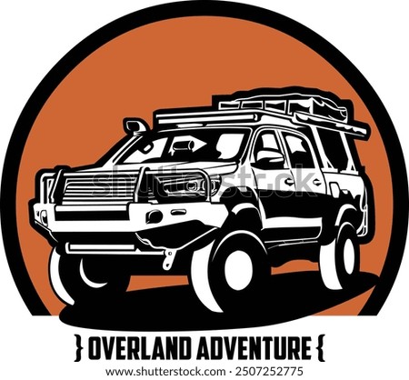 offroad overland adventure familly car with logo