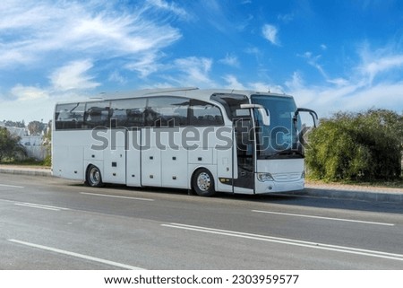Similar – Image, Stock Photo Coach Bus