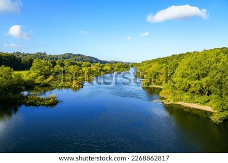 Similar – Image, Stock Photo Ruhr Nature River Forest