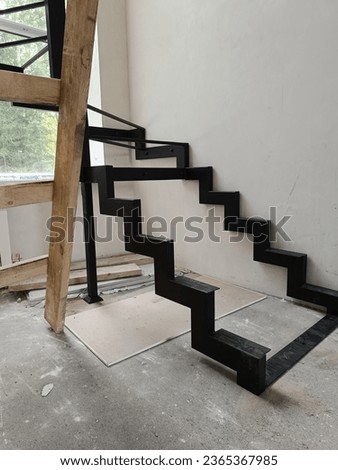 Similar – Image, Stock Photo Open staircase