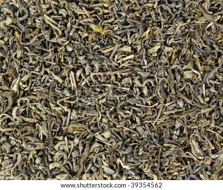 texture of organic material - green tea