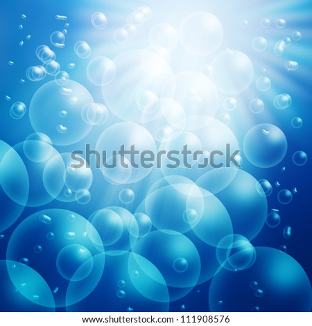 Bubble. Abstract spa and health backgrounds