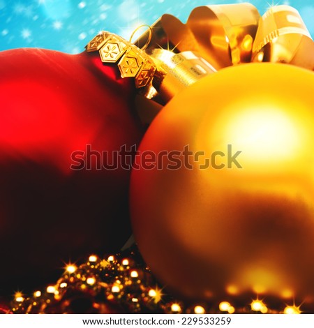 Abstract noel backgrounds with christmas balls