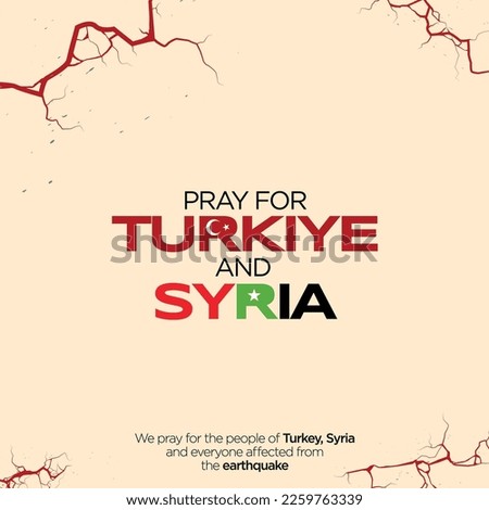 Turkey and Syria earthquake. Pray For Turkey and Syria. Central fault line