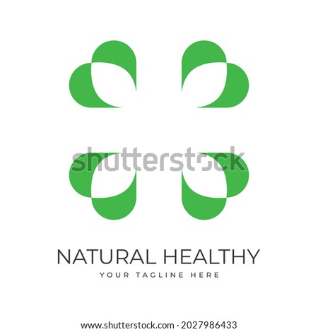 Similar – Image, Stock Photo Green leaves, negative space