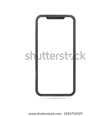 smart phone mockup stock vector