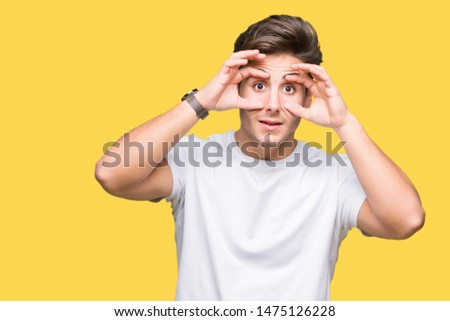 Similar – Image, Stock Photo Wide awake Attractive Man