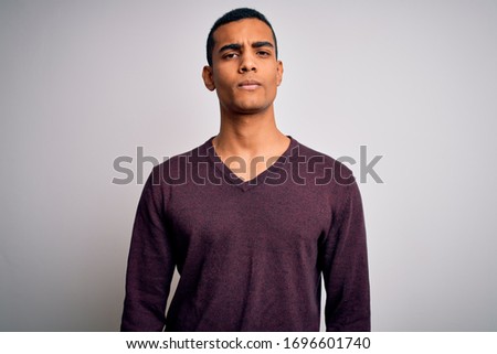 Similar – Image, Stock Photo portrait of a worried thoughtful boy
