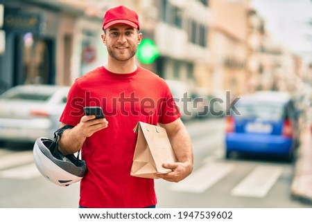 Similar – Image, Stock Photo Person with paper bag on head pointing at camera