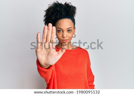 Similar – Image, Stock Photo STOP stop Warn