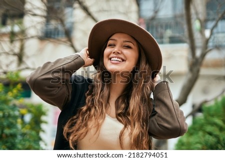 Similar – Image, Stock Photo An attractive girl with a guitar in the park. The concept of creative hobbies and professionals. The girl is a musician