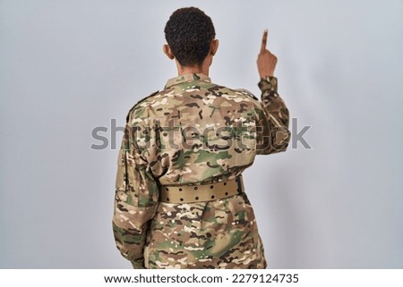 Similar – Image, Stock Photo Rear view soldiers