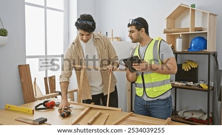 Similar – Image, Stock Photo Reference to craftsmen