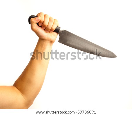 Man Holding Knife Stock Photo 59736091 : Shutterstock