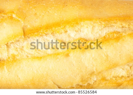 extreme closeup of a fresh bread texture