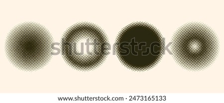 geometric shapes with glitch effect