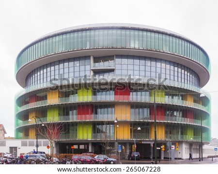 MALMO, SWEDEN - MARCH 30, 2015: The emergency clinic at Skanes University Hospital in Malmo, Sweden,