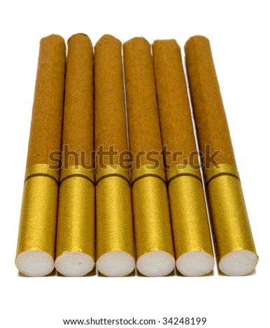 Brown Cigarettes Stock Photo 34248199 : Shutterstock