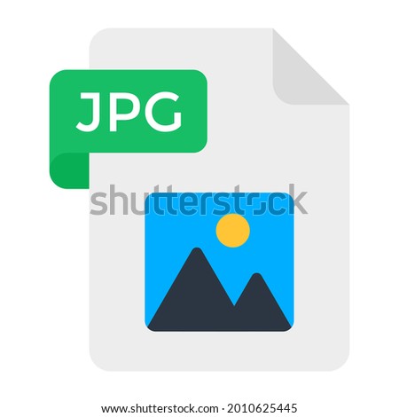 Colorful design icon of jpg file 